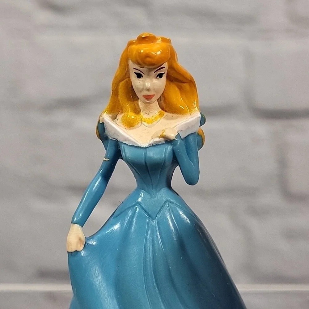 Disney Princess Figures Lot 5 Sofia Aurora Snow‎ White Belle Flawed Cake Toppers